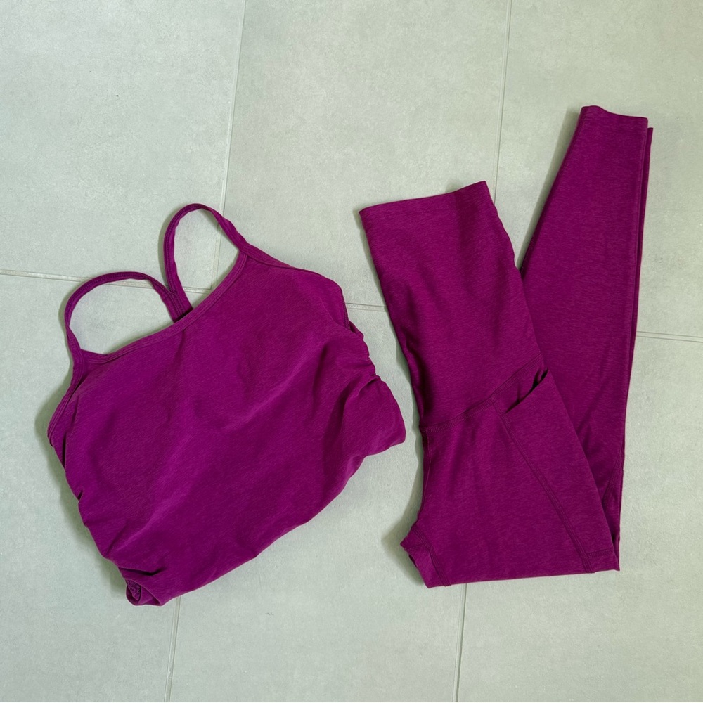 Beyond Yoga Spacedye Keep Your Cool Maternity Set